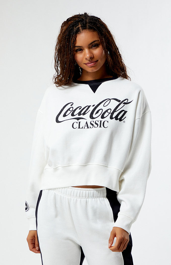 Coca Cola By PacSun Classic Boxy Crew Neck Sweatshirt PacSun