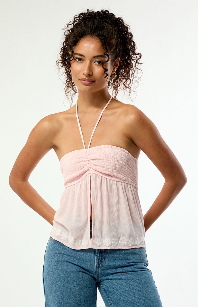 Your Favorite Gracie Smocked Babydoll Tube Top