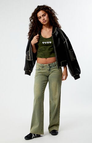 Camo Babe Cropped Tank Top image number 4