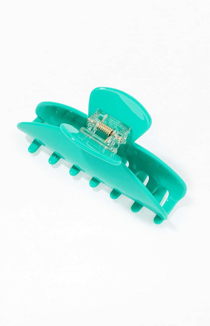 John Galt Teal Hair Claw Clip