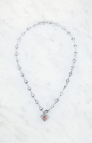 Heart Chain Necklace image number 1