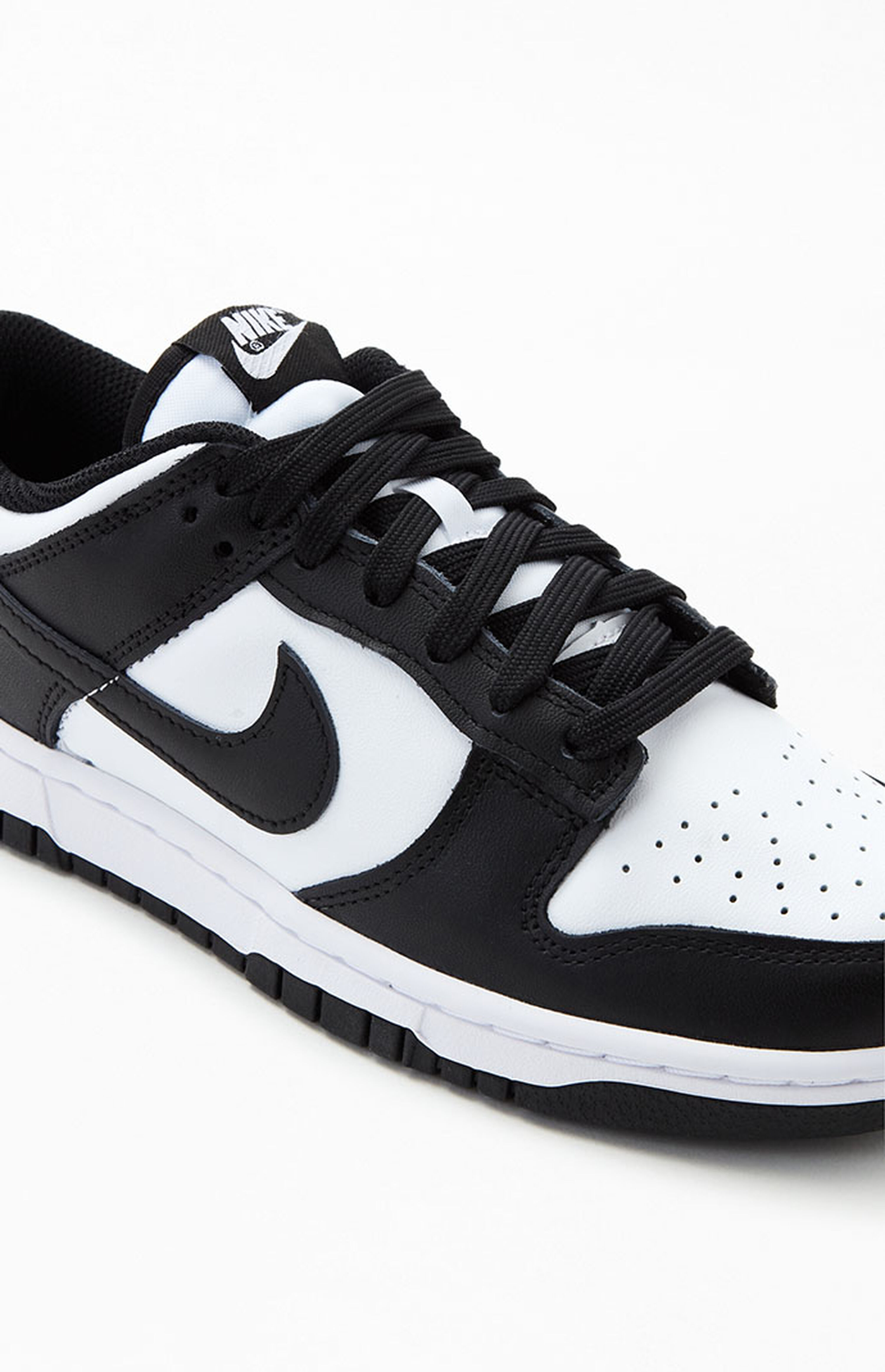 Nike Women's Dunk Low Black & White Panda Shoes PacSun