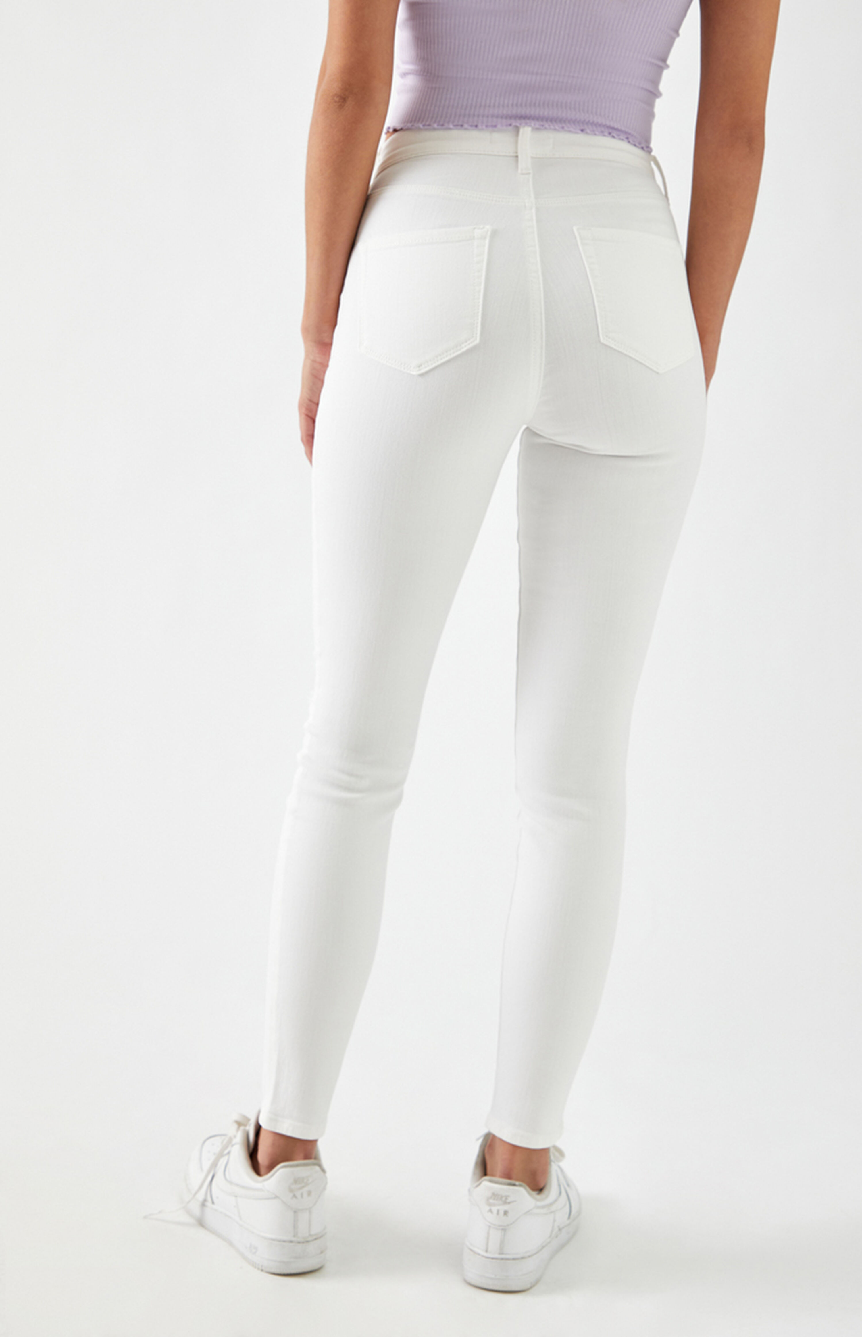 PacSun White High Waisted Jeggings | PacSun