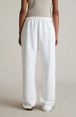 Women's Cloud White Relaxed Sweatpants image number 6
