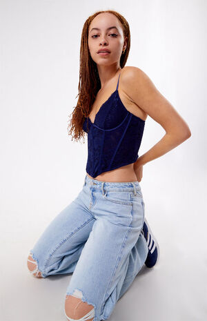 Midnight Lover Lace Corset Top image number 2