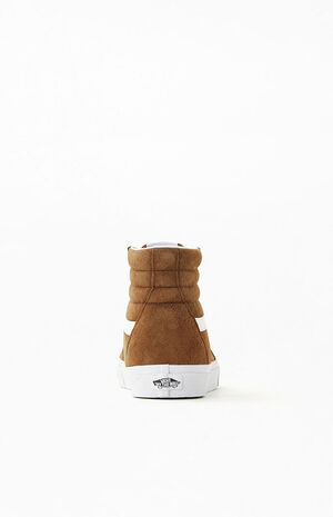 Tortoise UA Sk8-HI Pig Suede Shoes image number 3