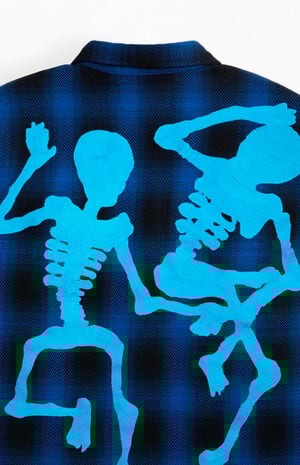 End And Beginning Embroidered Flannel Shirt image number 4