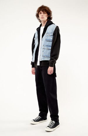 Denim Cargo Vest image number 4