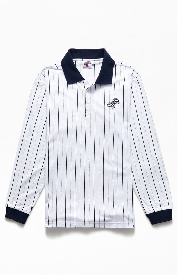 OGSC Striped Long Sleeve Polo Shirt