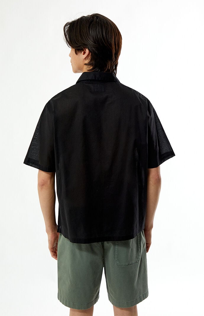 Pacsun Black Ritz Oversized Resort Camp Shirt