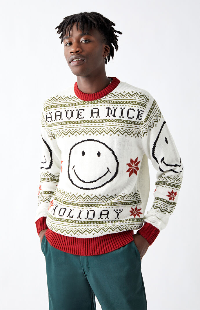 Smiley Holiday Sweater