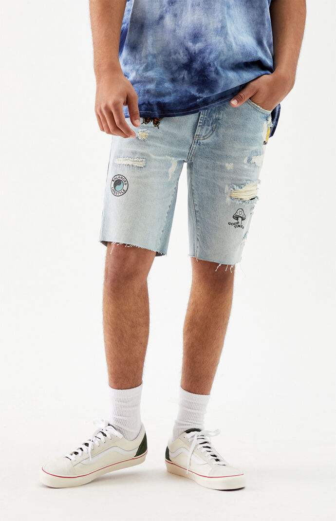 Light Denim Shorts