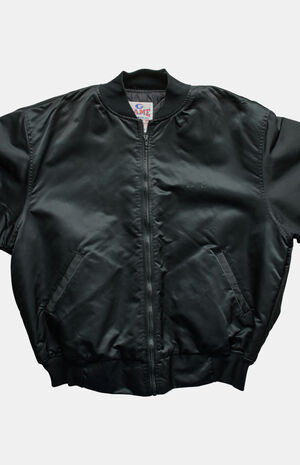 '90s Whitestar Limo Varsity Puffer Jacket image number 3