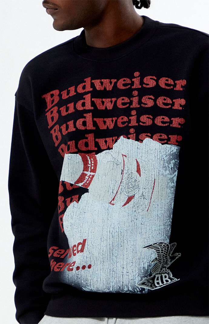 Budweiser By PacSun Ice Crew Neck Sweatshirt | Pacsun
