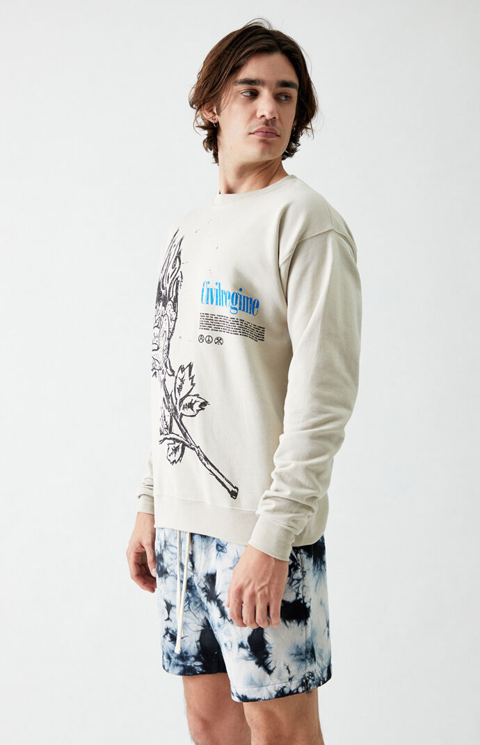 Still Blooming Crew Neck Sweatshirt