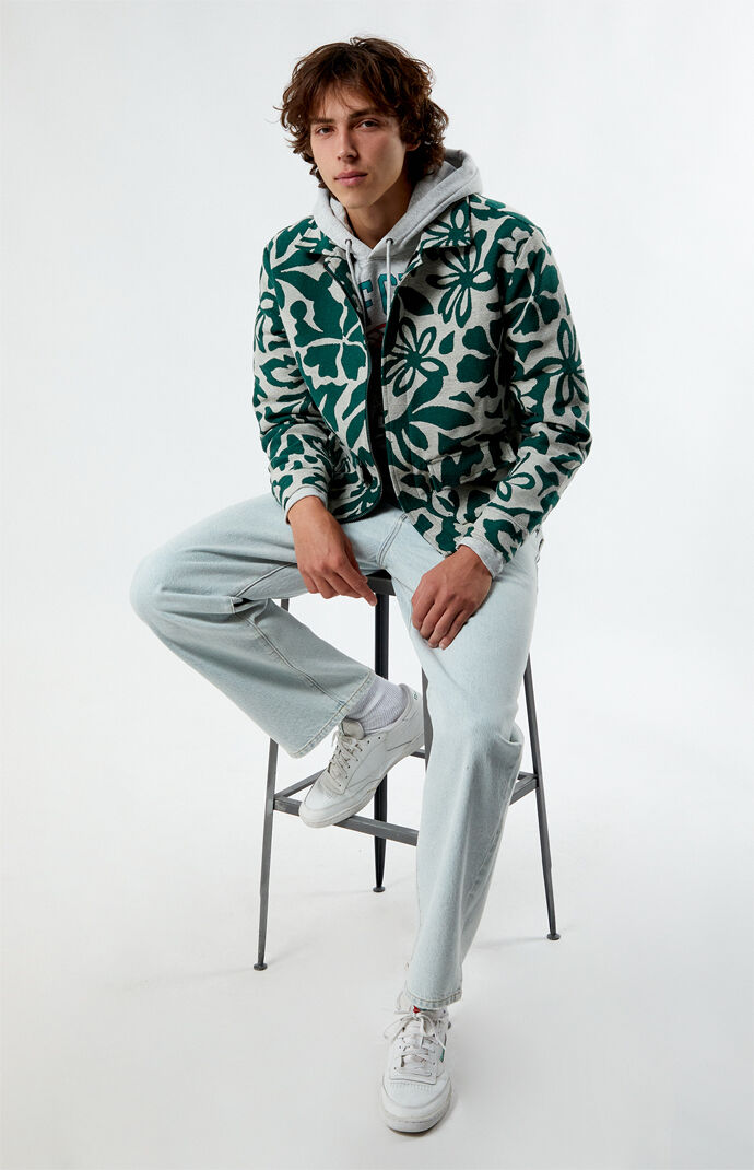 ジャケット・アウター botanical jacquard back ribbon jacket botanical jacquard back ribbon jacket