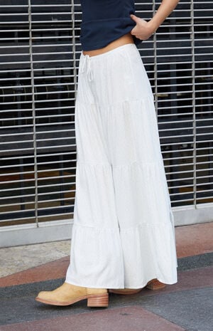 Light Blue Olive Maxi Skirt image number 3