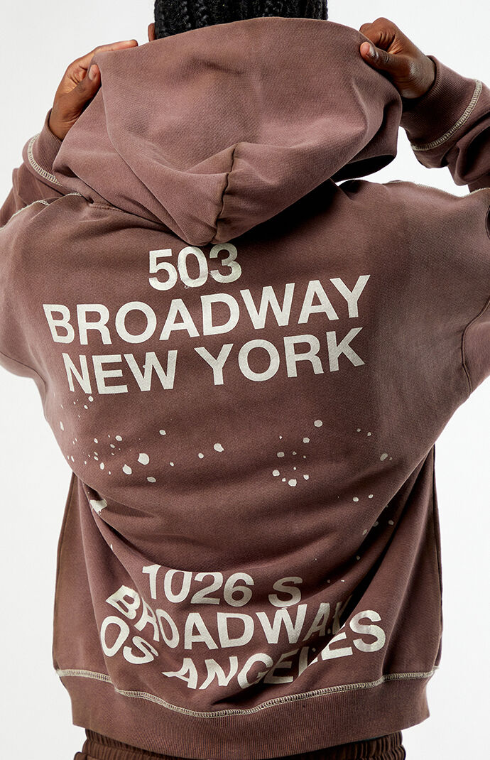 Pacsun Brown Terrain Heavyweight Hoodie