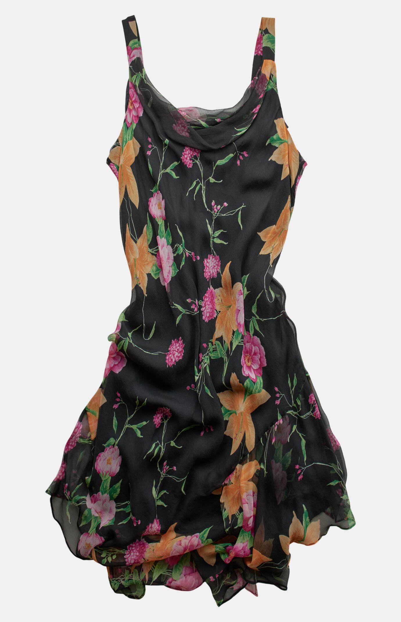 PS VINTAGE 2000s Floral Midi Dress