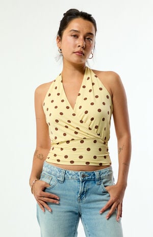 Devon Wrap Halter Top image number 2
