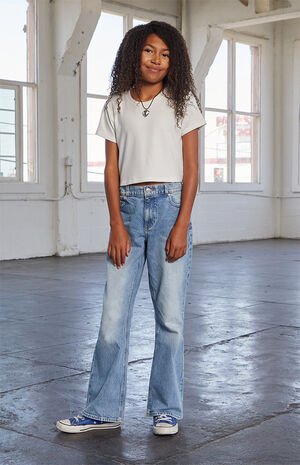 Brushed Solid Ribbed Skimmer T-Shirt image number 4