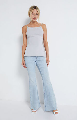 High Neck Backless Tank Top image number 3