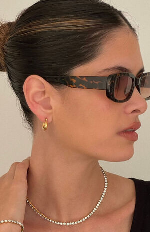 Anastasia Huggie Hoop Earrings image number 3