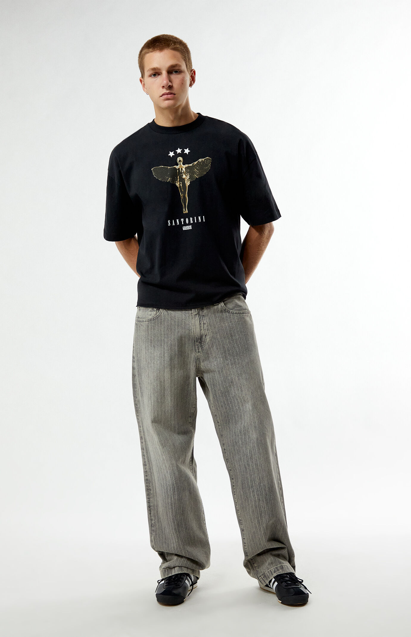 Pacsun Santorini Cropped Boxy T-Shirt