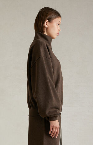 Women's Heather Wood Zip Up Jacket image number 3