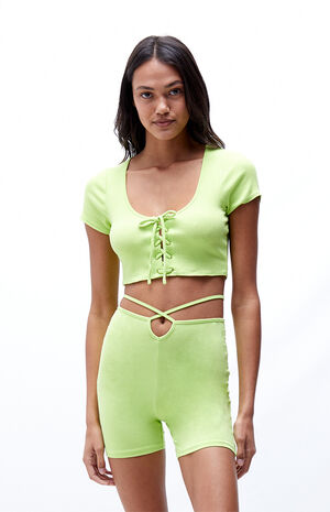 Tie Front Crop Top image number 1