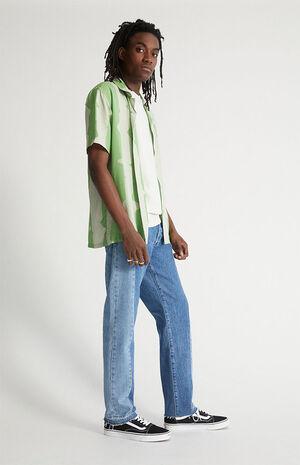 Medium Indigo Straight Jeans image number 1