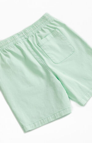 Pastel Green Volley Shorts image number 4