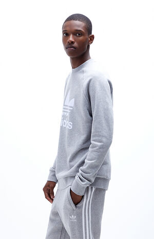 Trefoil Crew Neck Sweatshirt image number 2