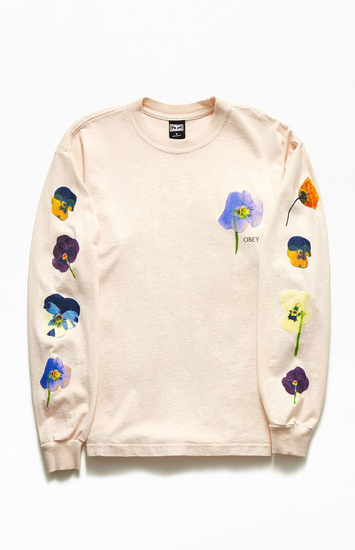 Pressed Daisies Long Sleeve T-Shirt