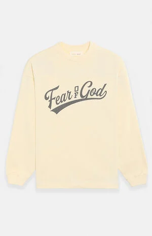 Cream Merch Long Sleeve T-Shirt image number 1