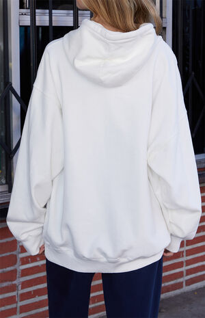 White Christy Northshore Oversized Hoodie image number 4