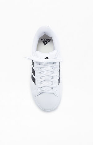 Women's White Grand Court Platform Sneakers image number 5