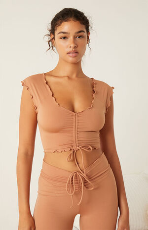 Active Cinched Yoga Top image number 1