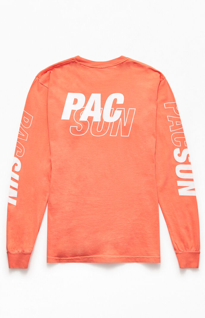 Coral long sleeve shirt clearance