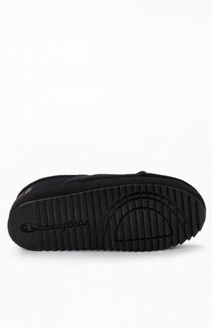 Black University Slippers image number 4