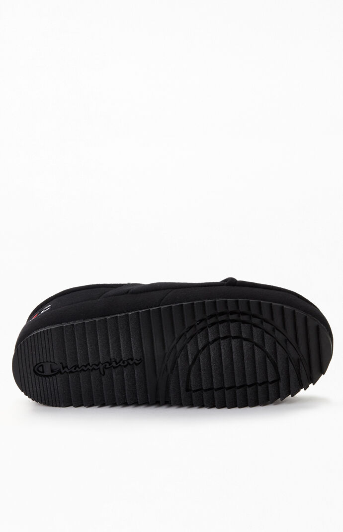 Black University Slippers