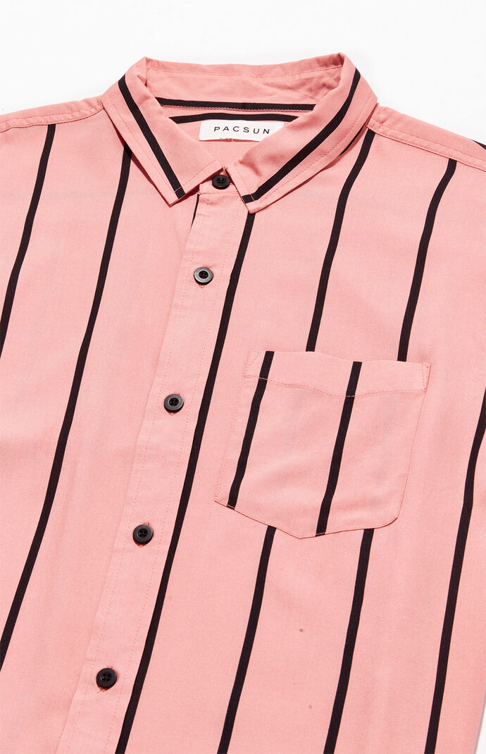 Bilash Striped Short Sleeve Button Up Shirt