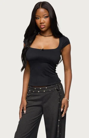 Laiah Square Neck Top image number 1