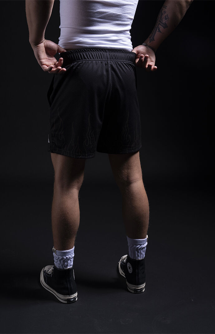 No Tomorrow x Civil Active Black Hades Mesh Shorts | PacSun
