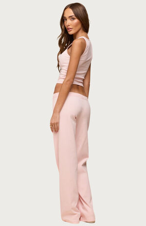 Linda Ribbed Scoop Neck Tank Top image number 3