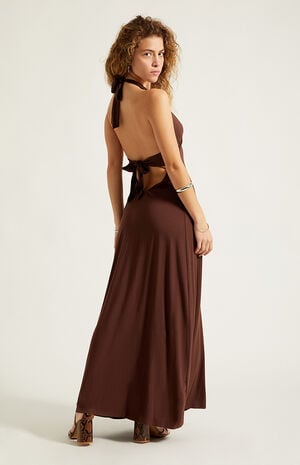 Alexa Halter Midi Dress image number 3