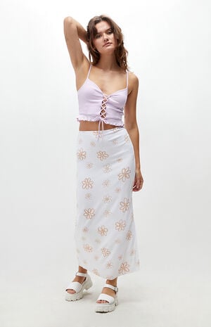 Side Slit Midi Skirt image number 1