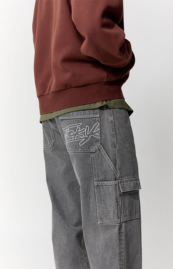 ら*ど様 sullen tokyo baggy jeans dark gray Pacsun Dylan Baggy Jeans Carpenter Tokyo Gray | Pacsun