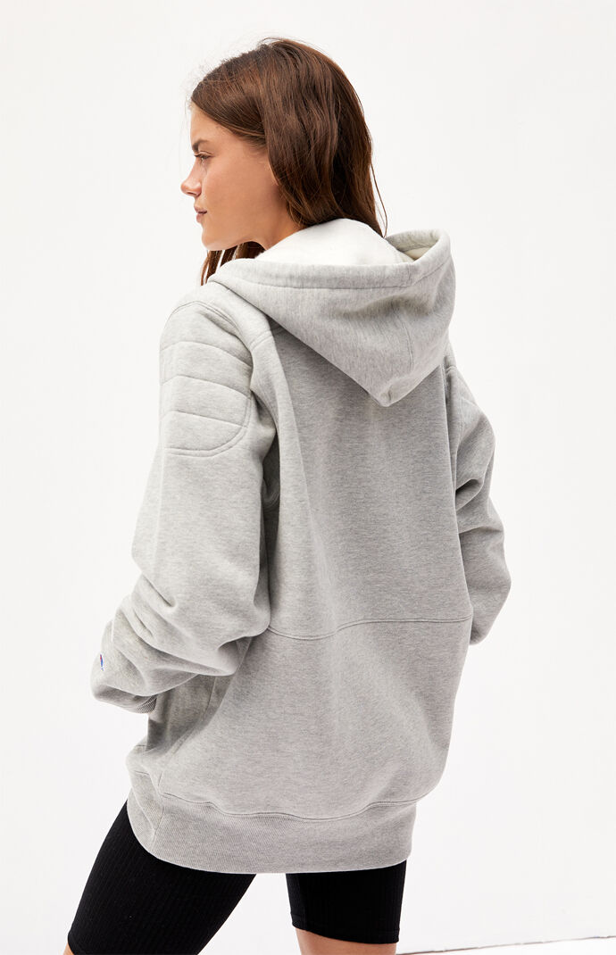 Champion quilted half zip hoodie clearance