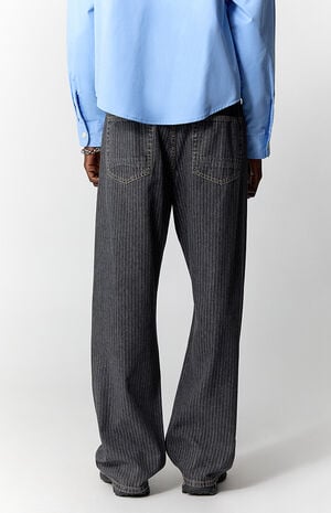 Dylan Baggy Jeans Pinstripe Black image number 4